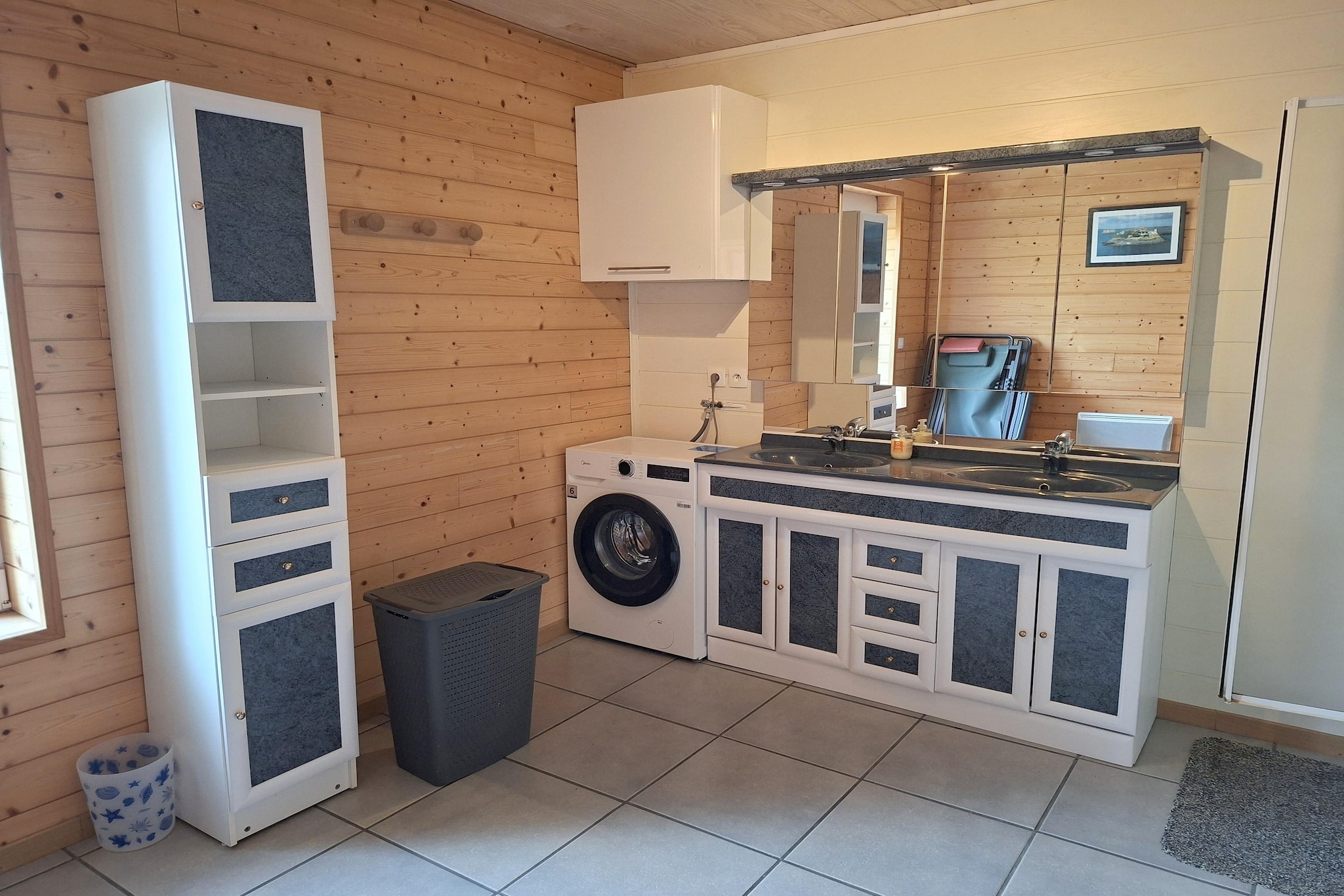 Ferienhaus mit teils Meerblick Cléder - Badkamer