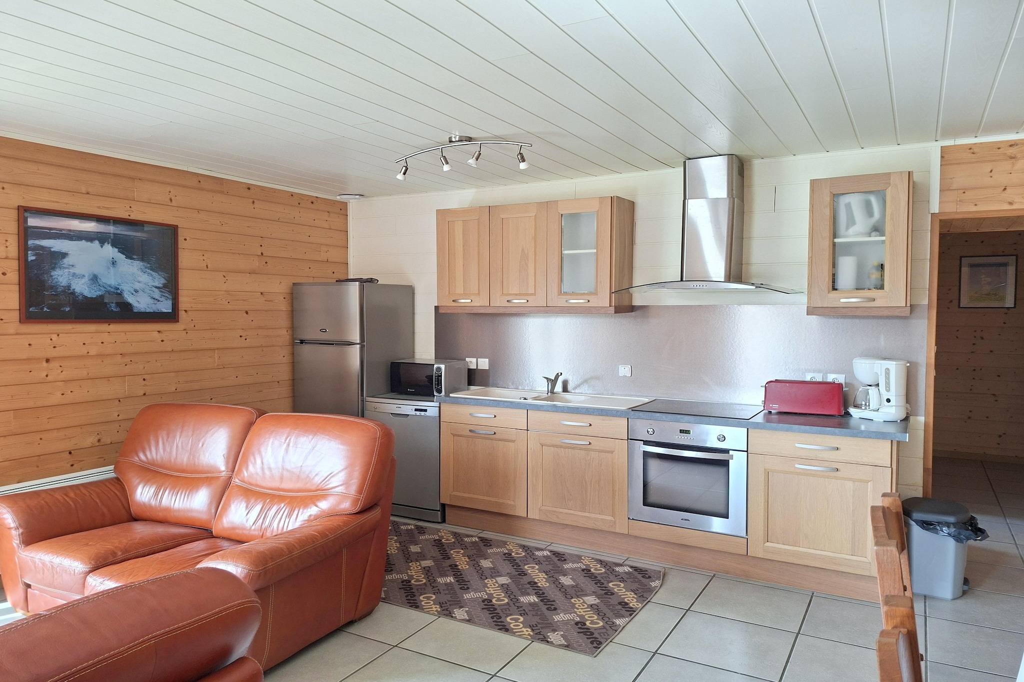 Ferienhaus mit teils Meerblick Cléder - Keuken