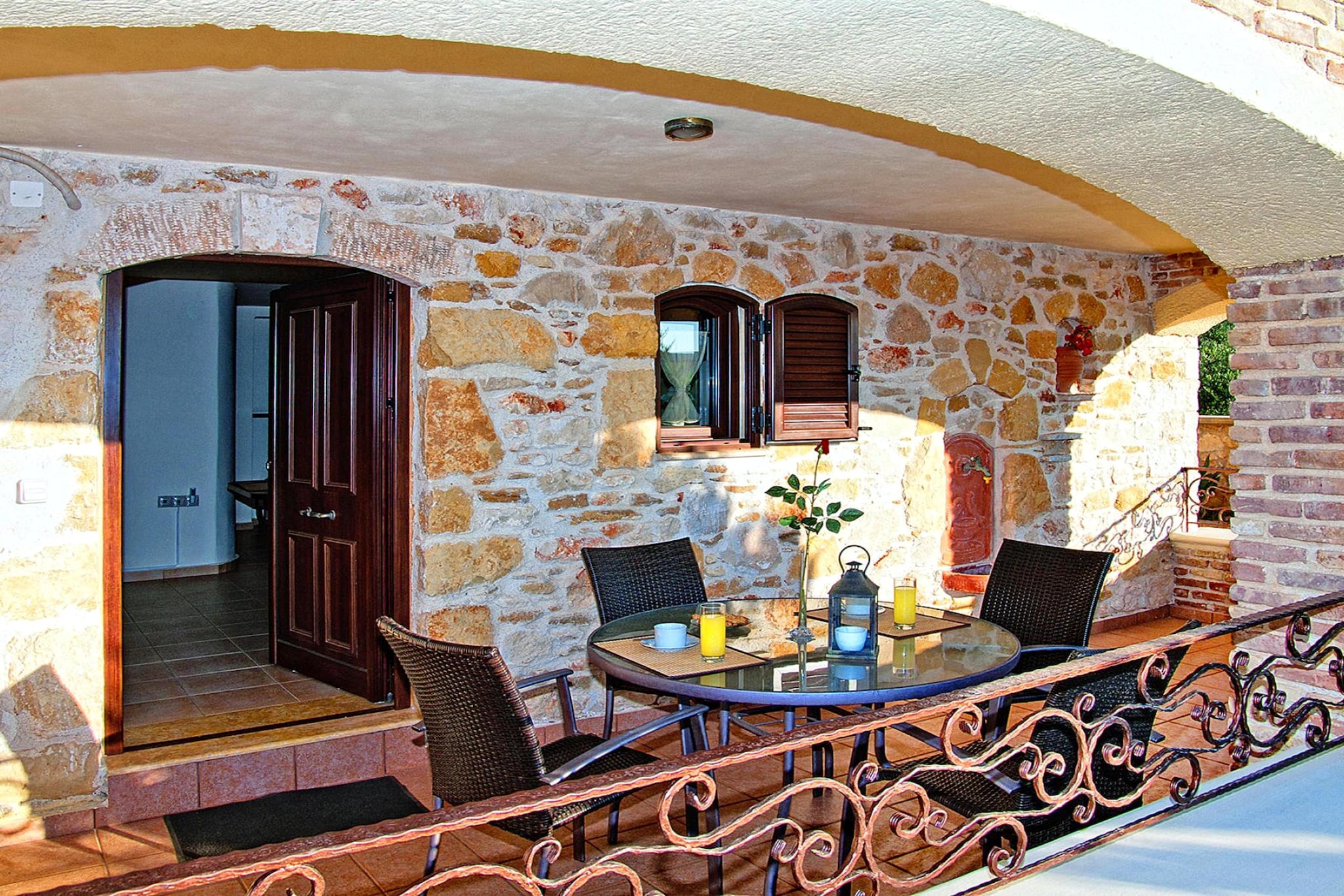 Villa, Kondomari-Villa Giovanta 200 qm - Terrasbalkon