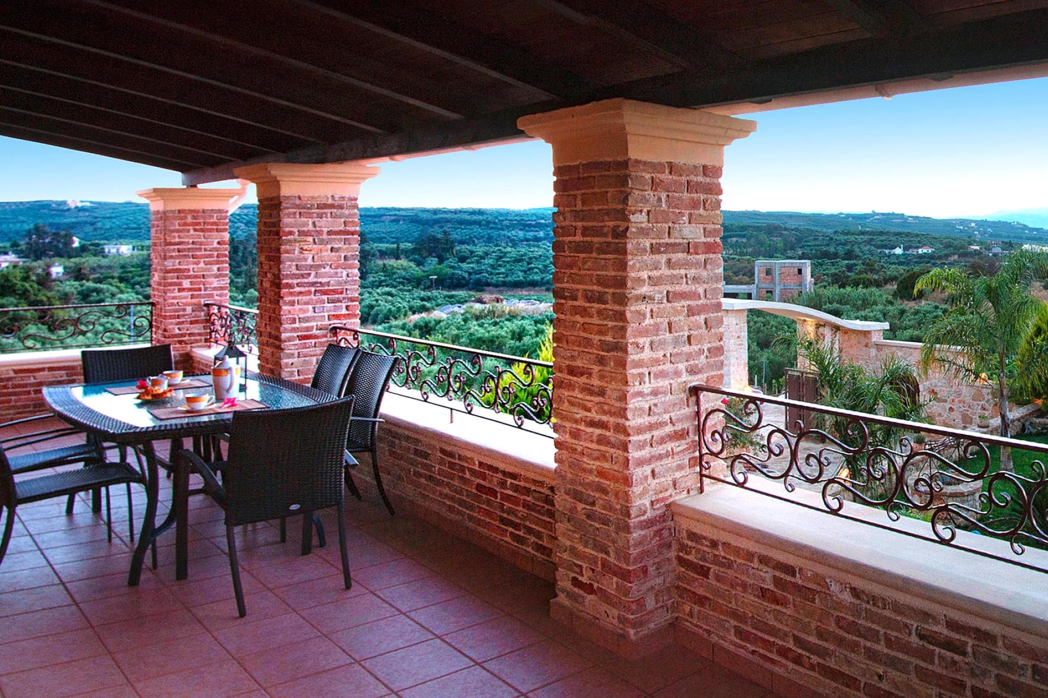 Villa, Kondomari-Villa Giovanta 200 qm - Terrasbalkon