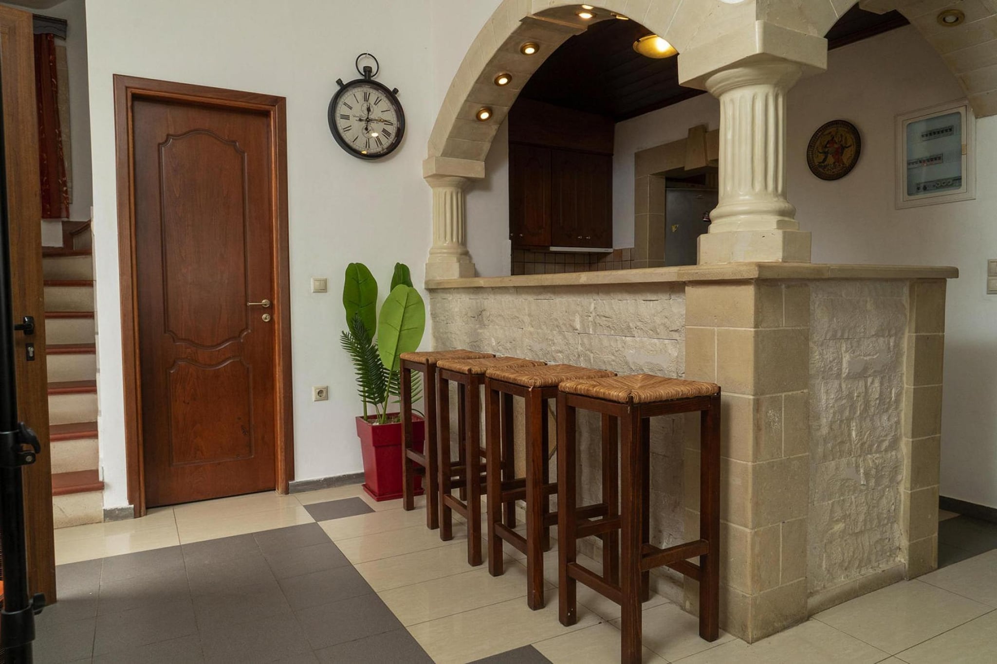 Holiday home, Stalos-Villa Giorgos-Woonkamer