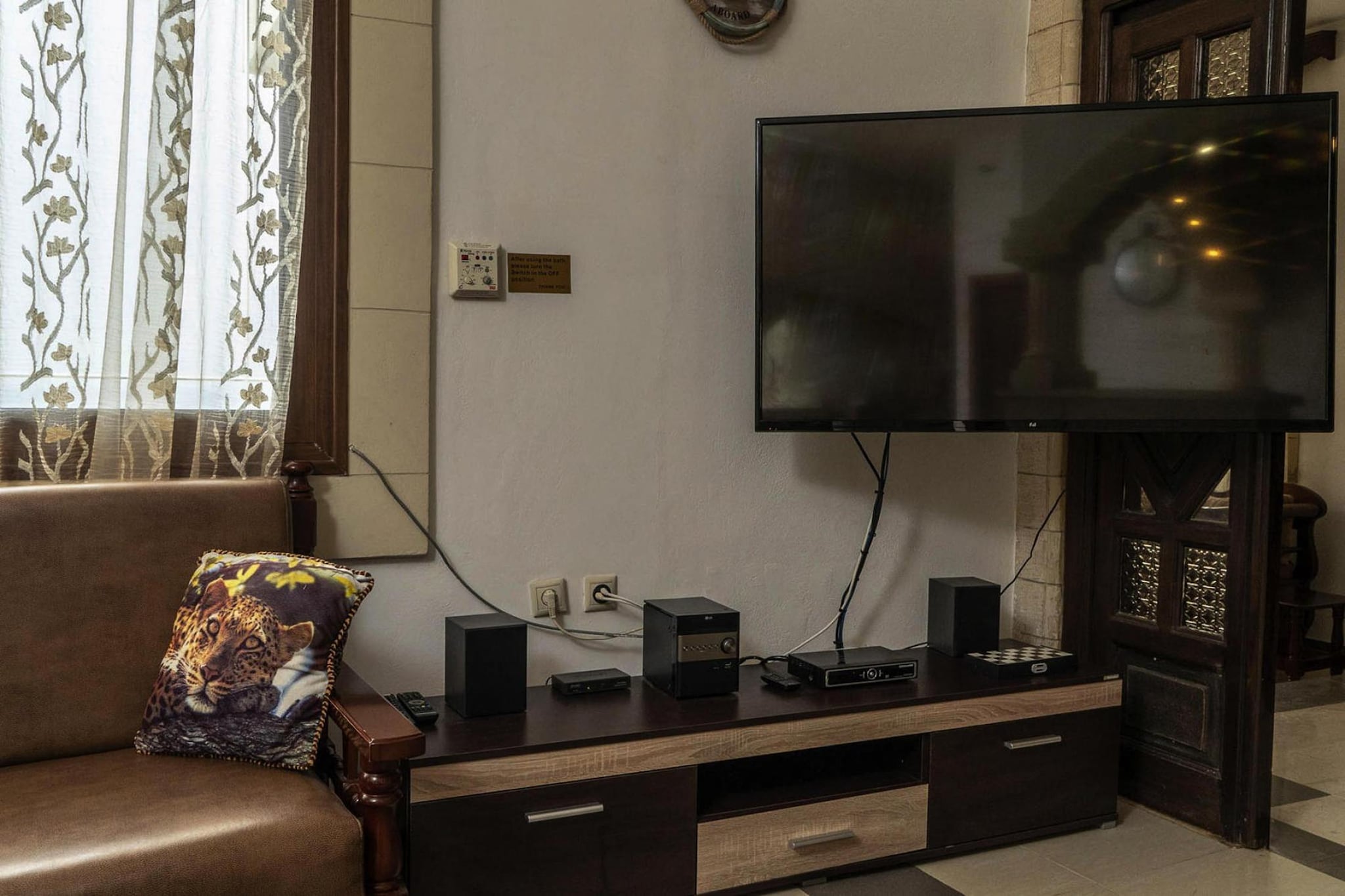 Holiday home, Stalos-Villa Giorgos-Woonkamer