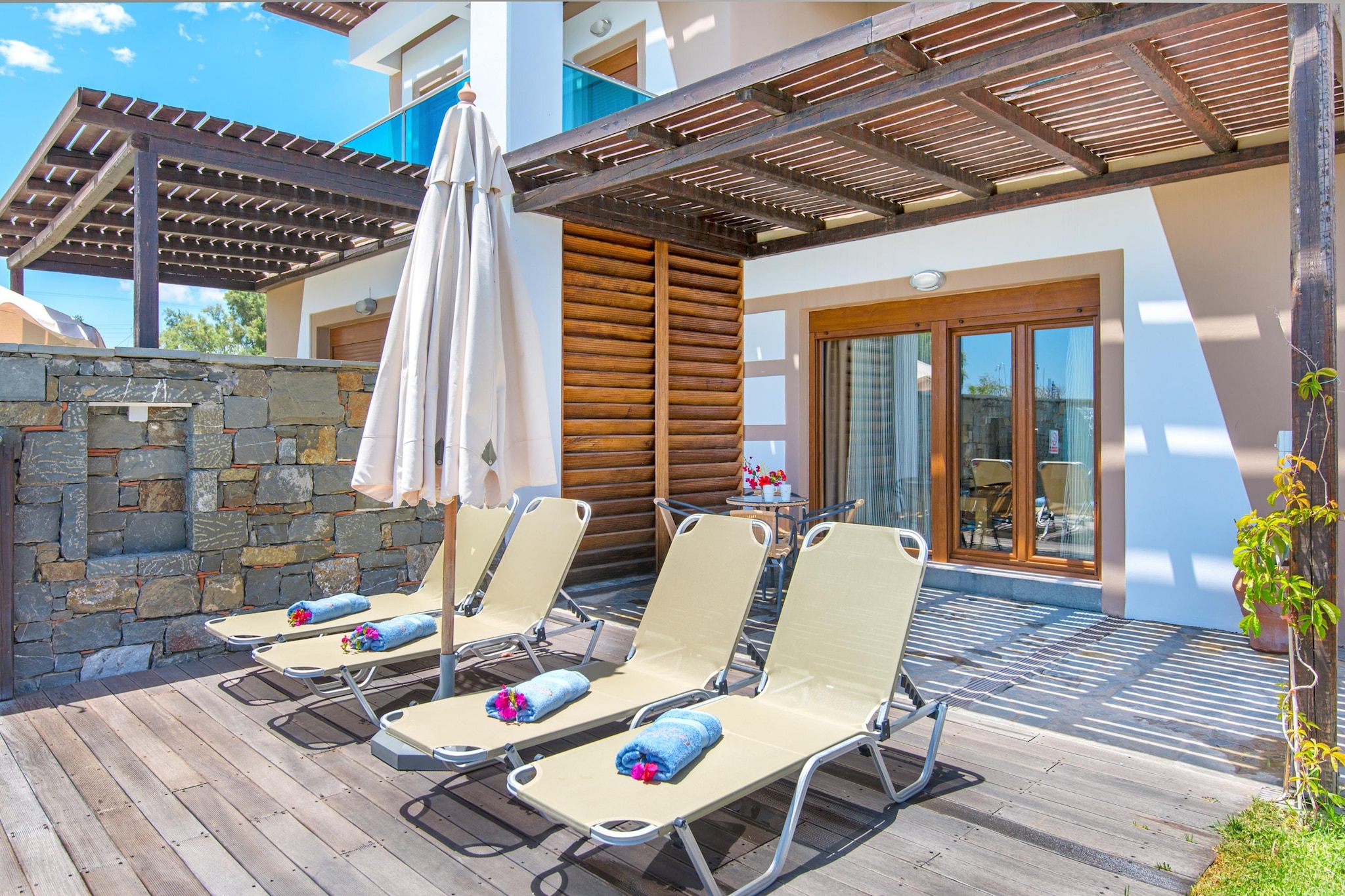 Villas Horizon Line /Villa Meliti / Kiotari - Terrasbalkon