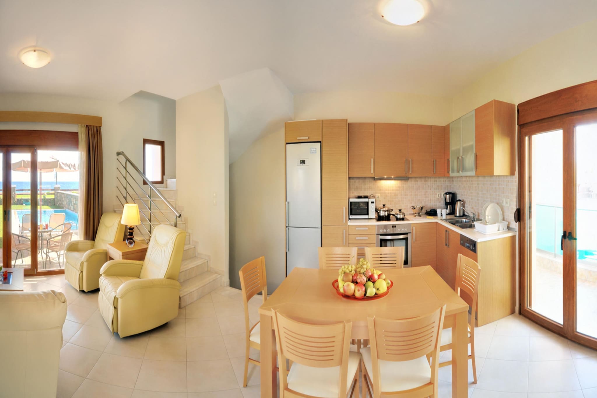 Villas Horizon Line /Villa Meliti / Kiotari - Eetkamer