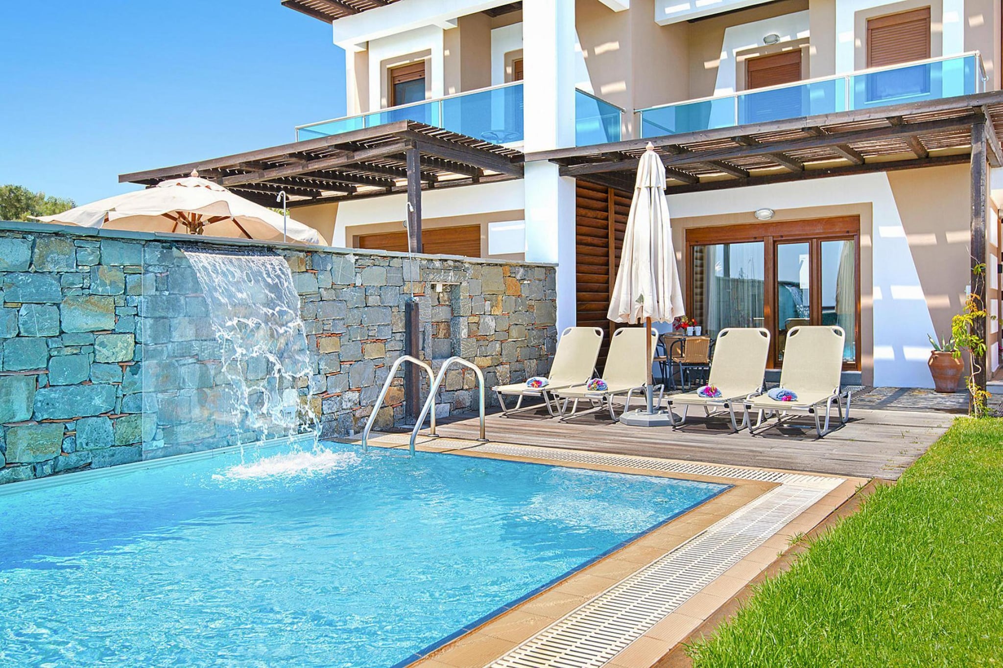 Villas Horizon Line /Villa Meliti / Kiotari - Zwembad