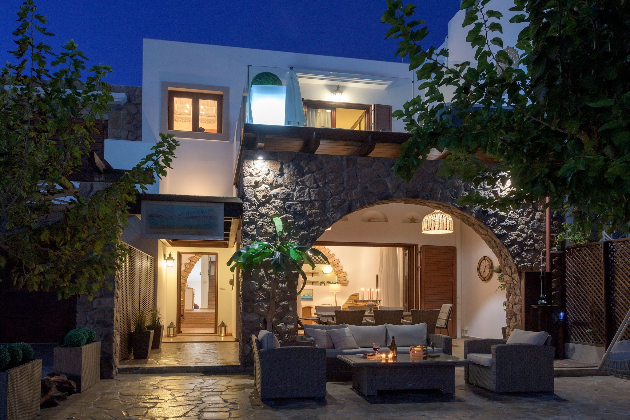 Holiday home, Charaki-Villa Haraki Paradise - Buitenkant zomer