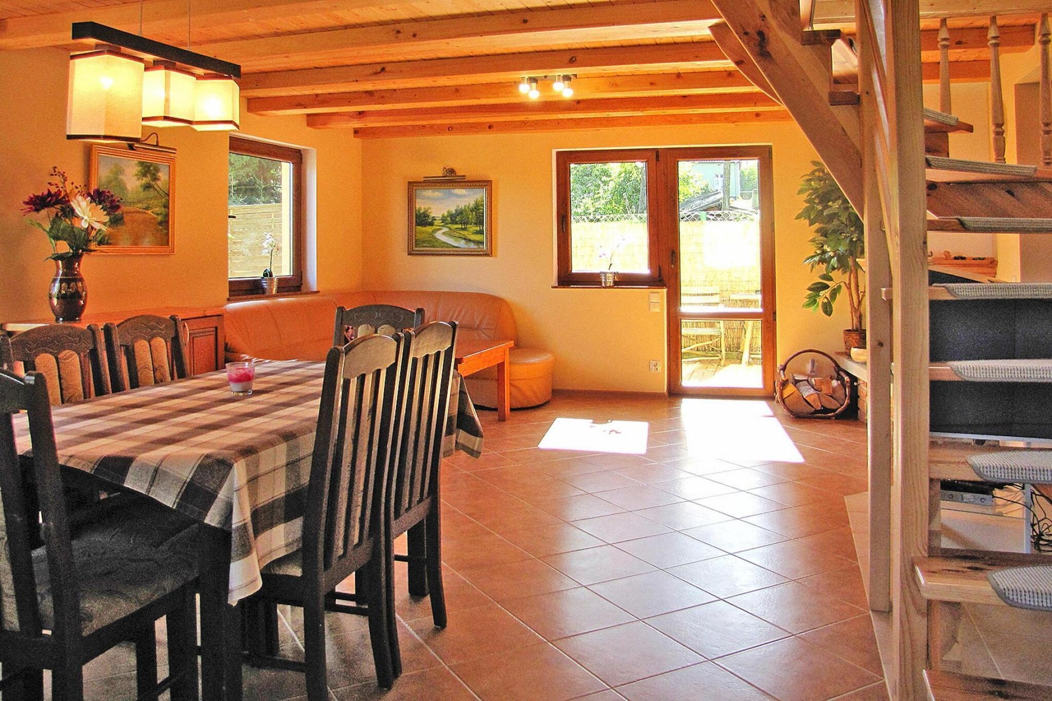 Holiday home Wilkasy-Eetkamer