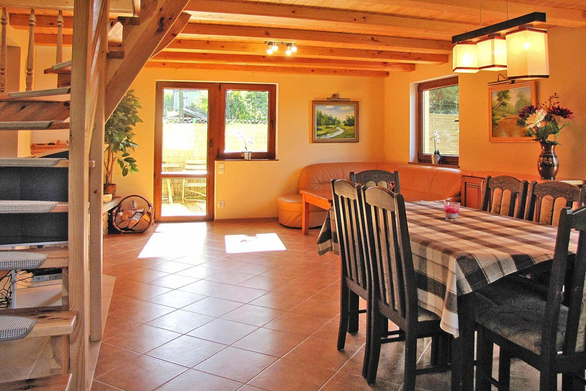 Holiday home Wilkasy-Eetkamer