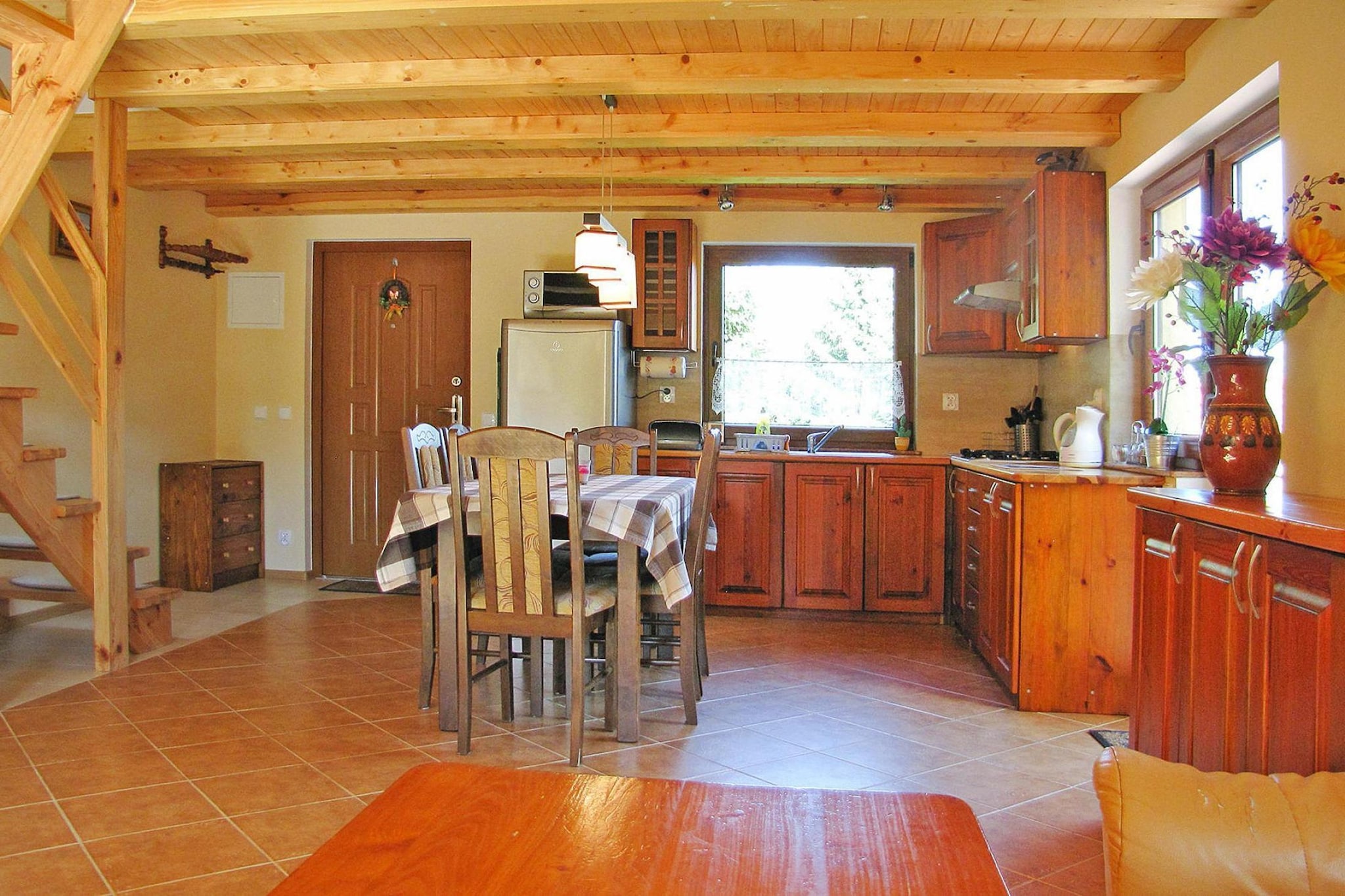 Holiday home Wilkasy-Eetkamer