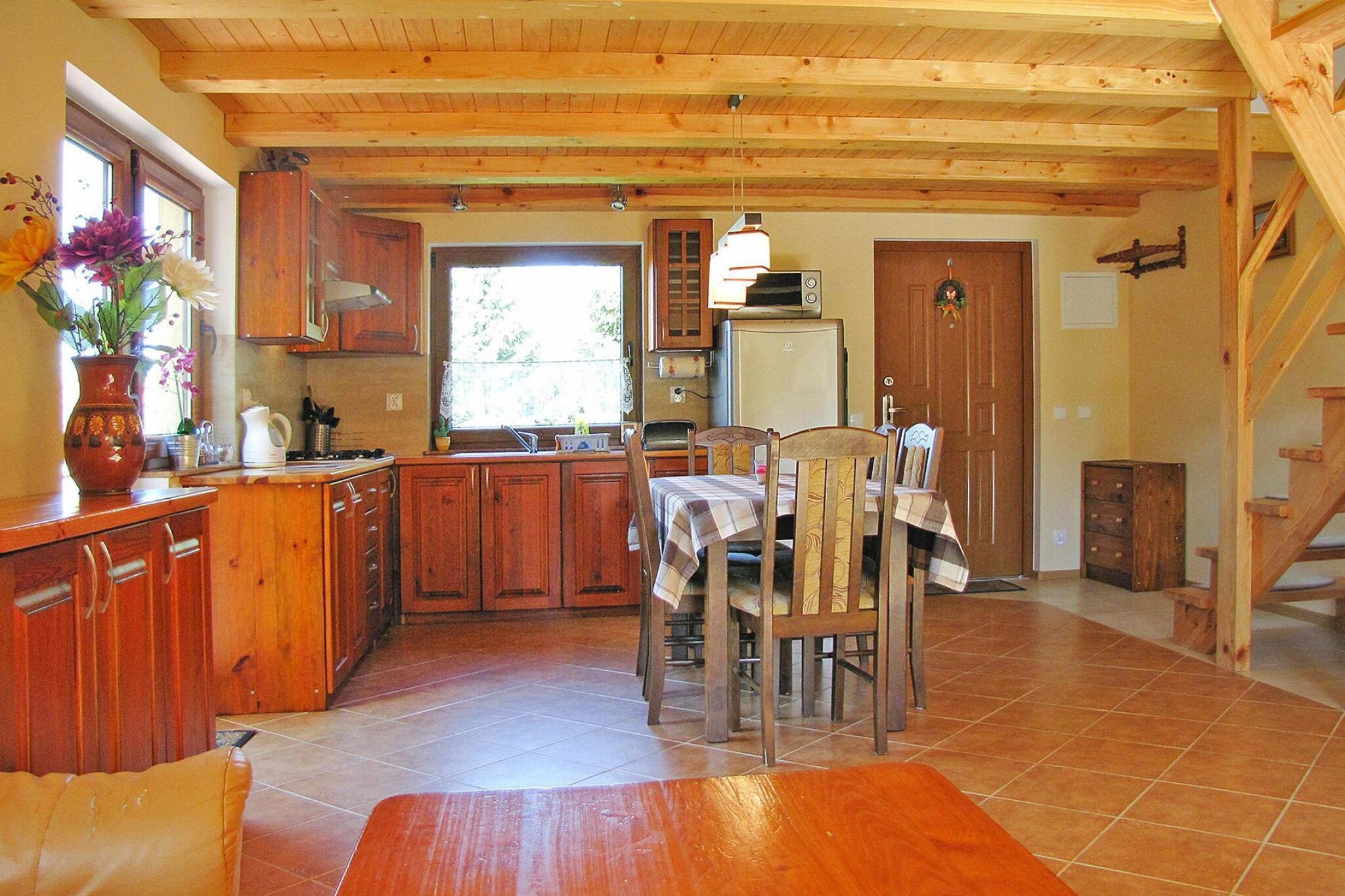 Holiday home Wilkasy-Eetkamer
