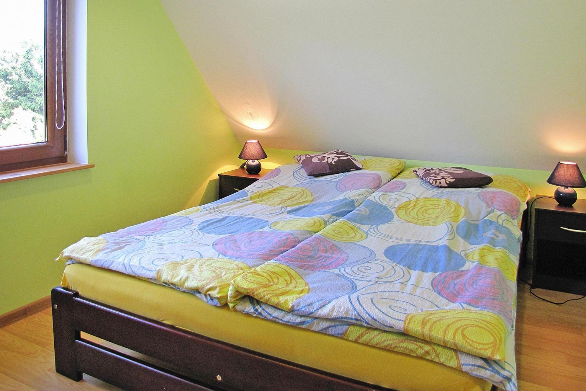 Holiday home Wilkasy-Slaapkamer