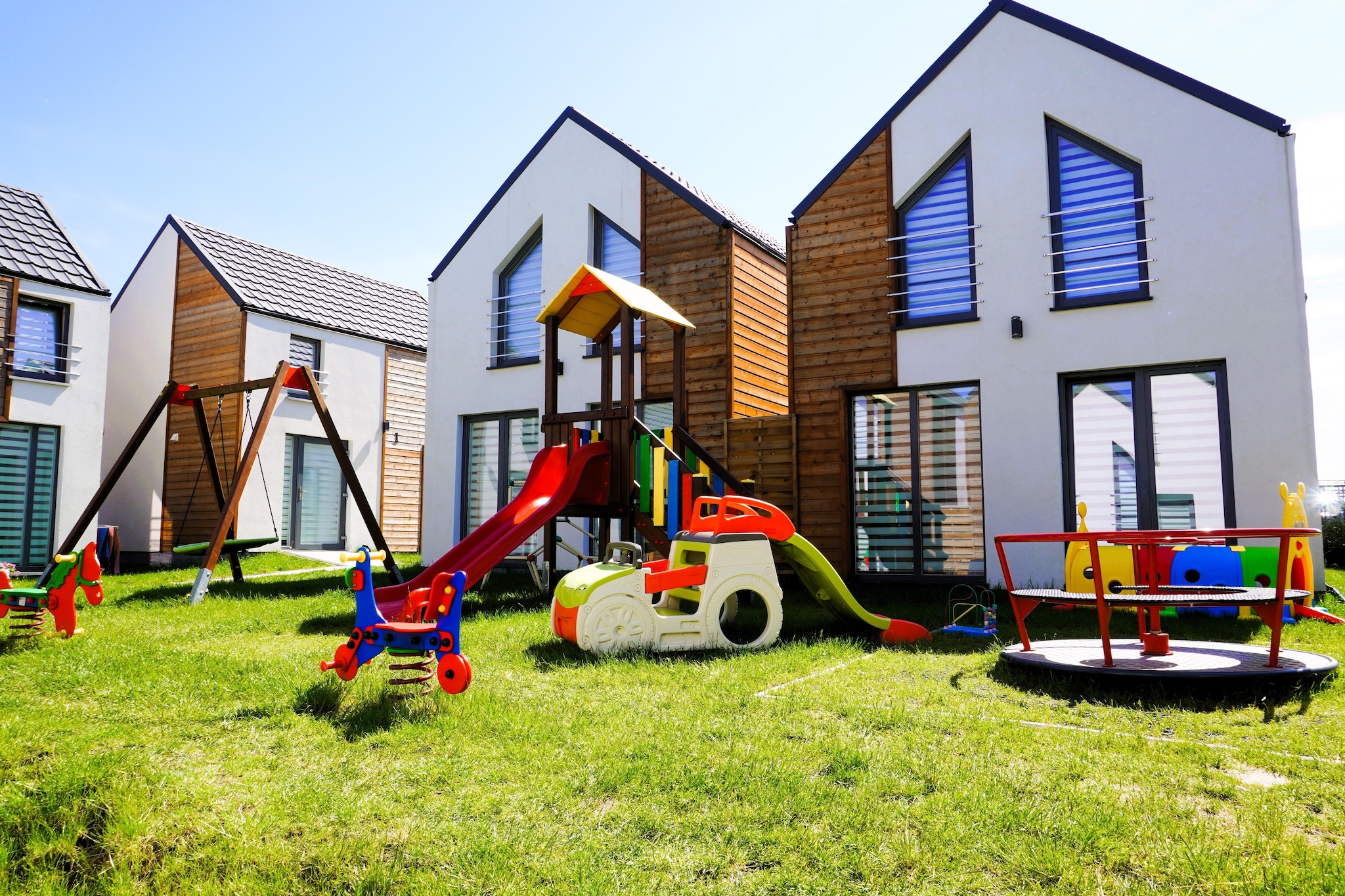 Holiday complex in Rewal-Buitenkant zomer