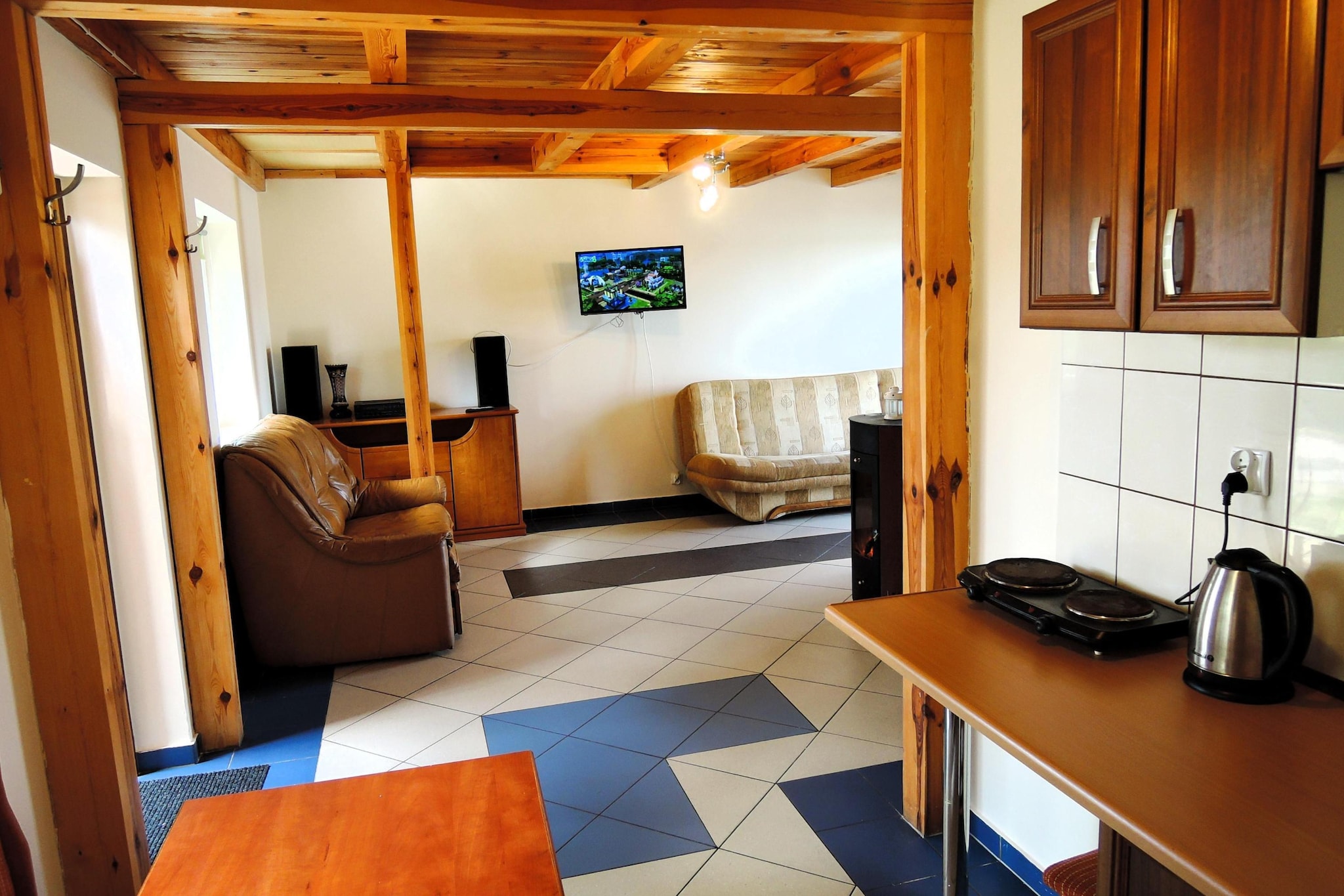 Holiday complex in Jezierzyce by Szczecin at the lake 30 qm for 4 persons Typ C Zolty