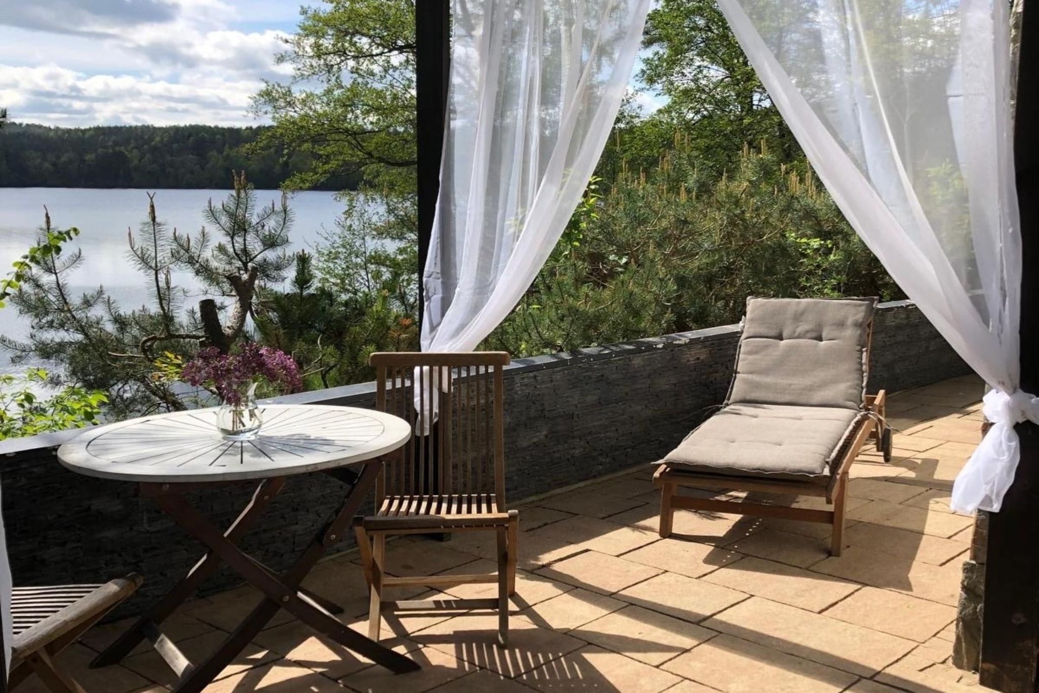 Bungalow Bieszkowice - Terrasse/Balkon