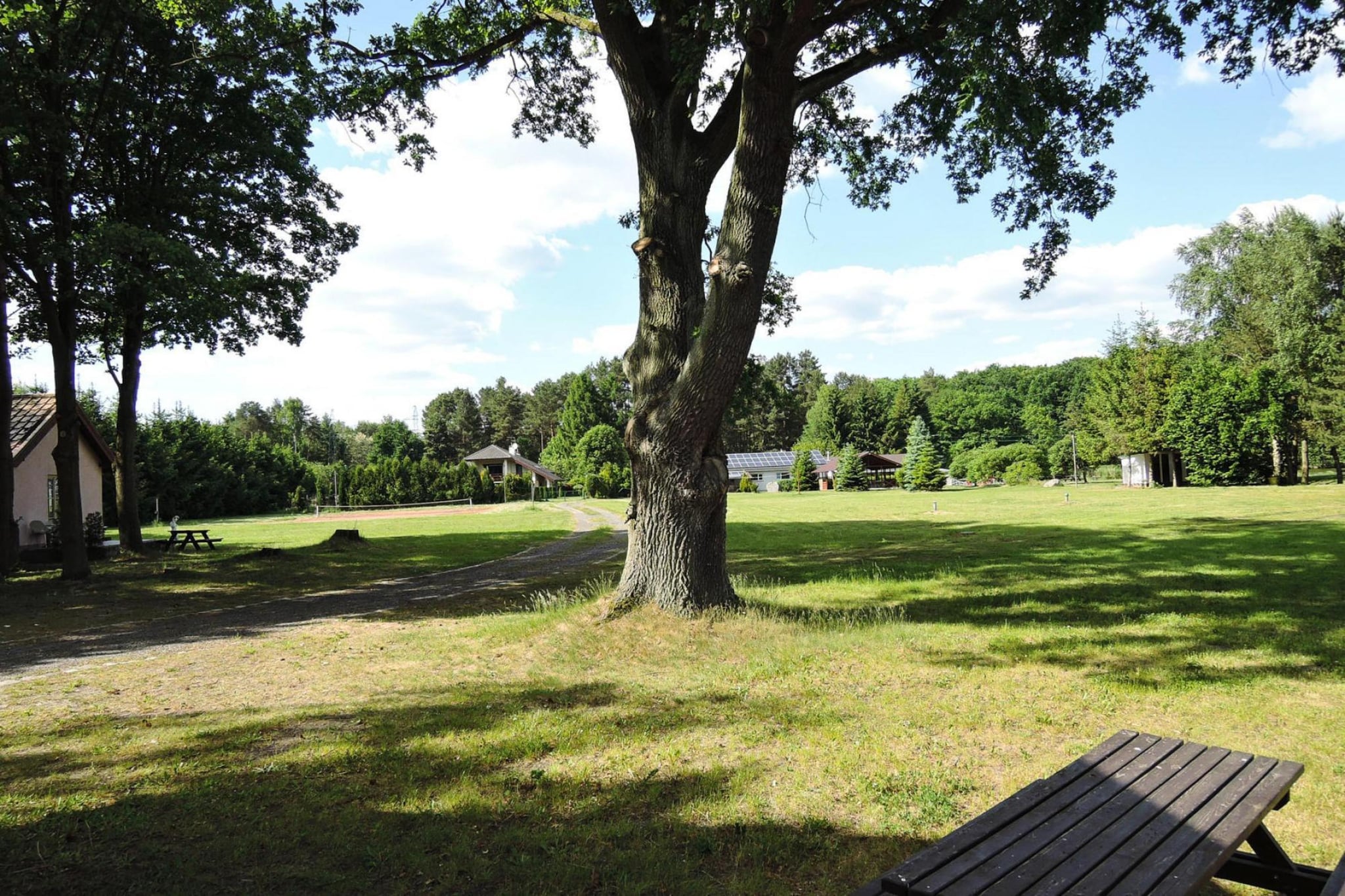 Holiday home in Szczecin for 4 persons at the lake - Gardens in summer