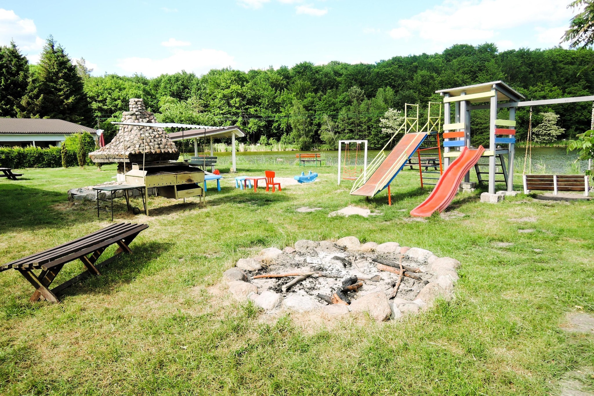Holiday home in Szczecin for 4 persons at the lake - Park facilities
