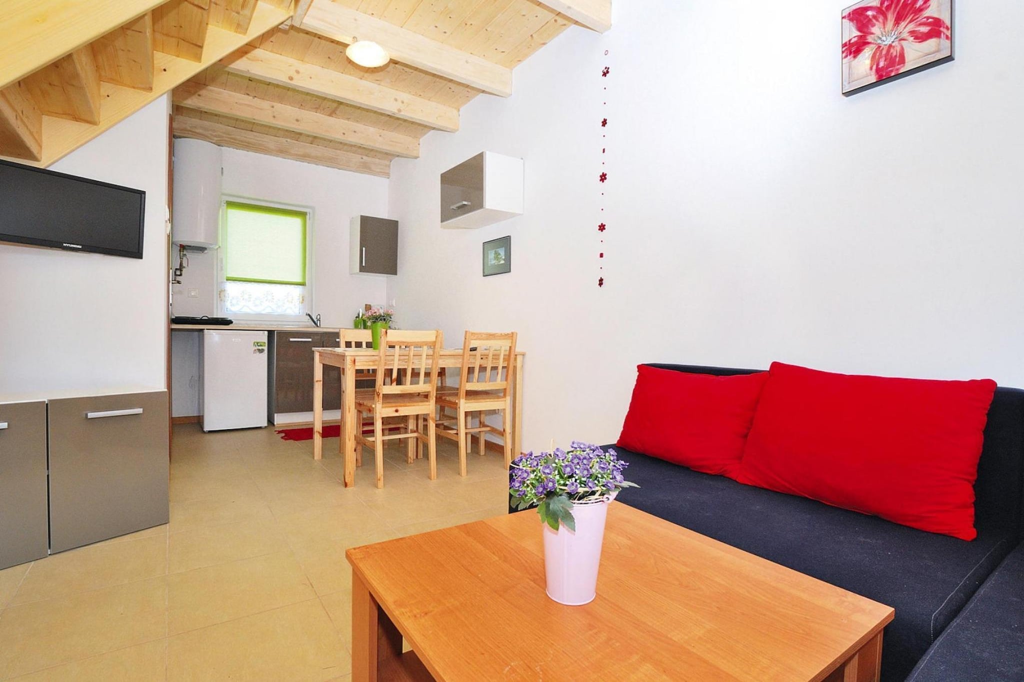 Domki szeregowe dla 4 osób Sarbinowo - Living room