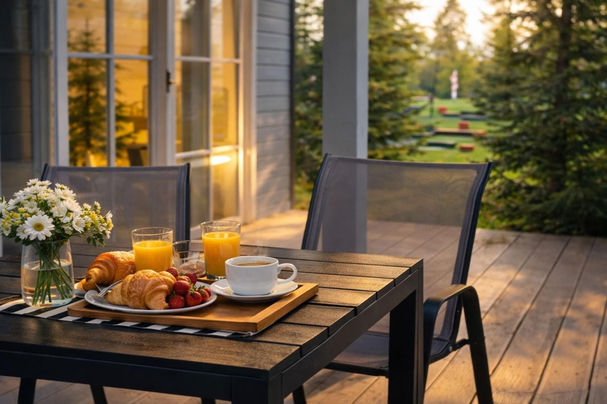 Holiday homes Rewal 60 qm Kapitäns Haus - Terrasse/Balkon