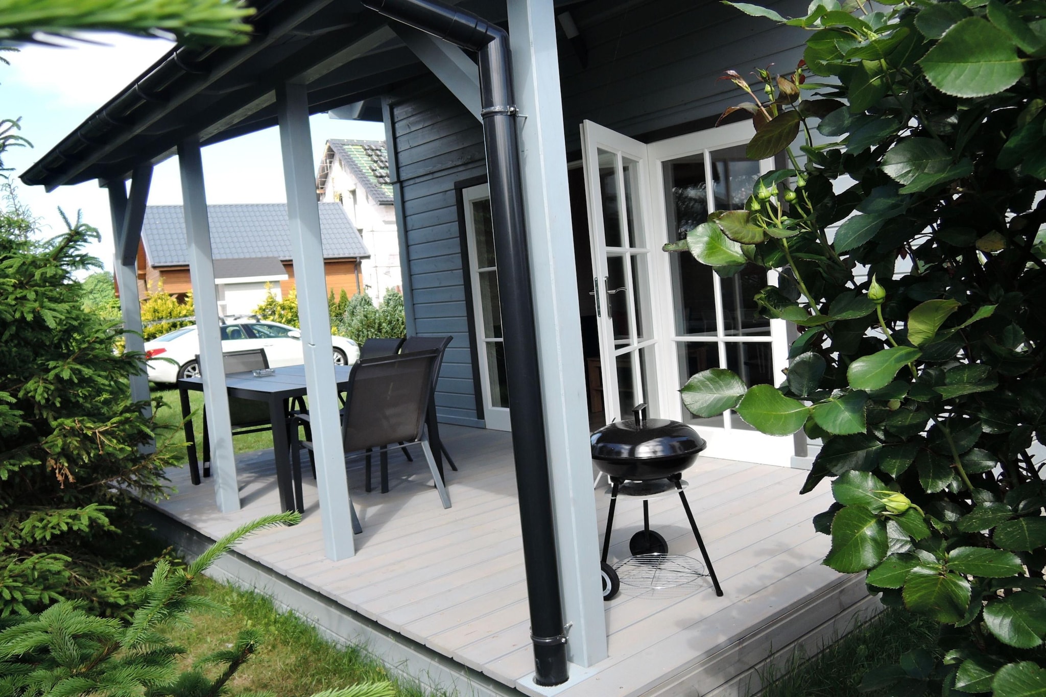 Holiday homes Rewal 60 qm Kapitäns Haus - Terrasse/Balkon