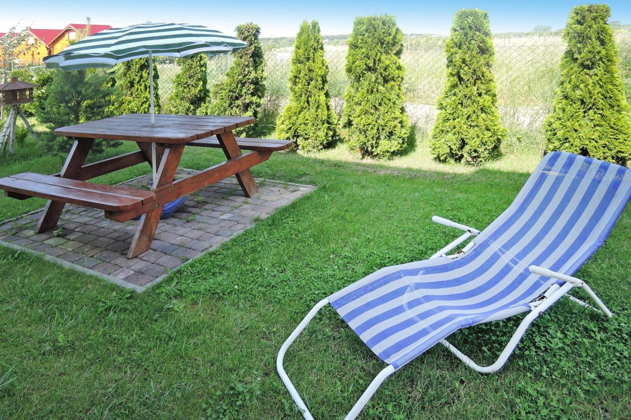 Holiday homes Rewal 60 qm Kapitäns Haus - Terrasse/Balkon