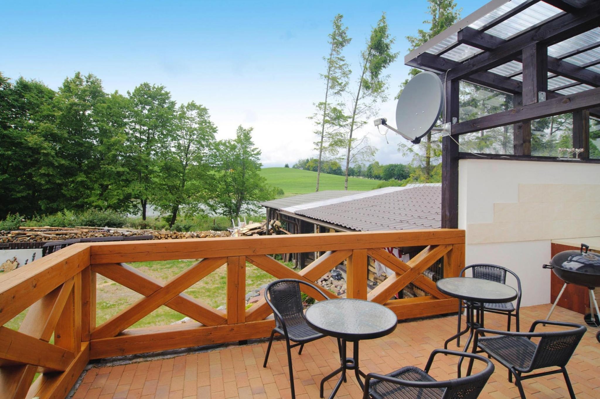 Apartments Rekowo 30 qm - Terrasbalkon