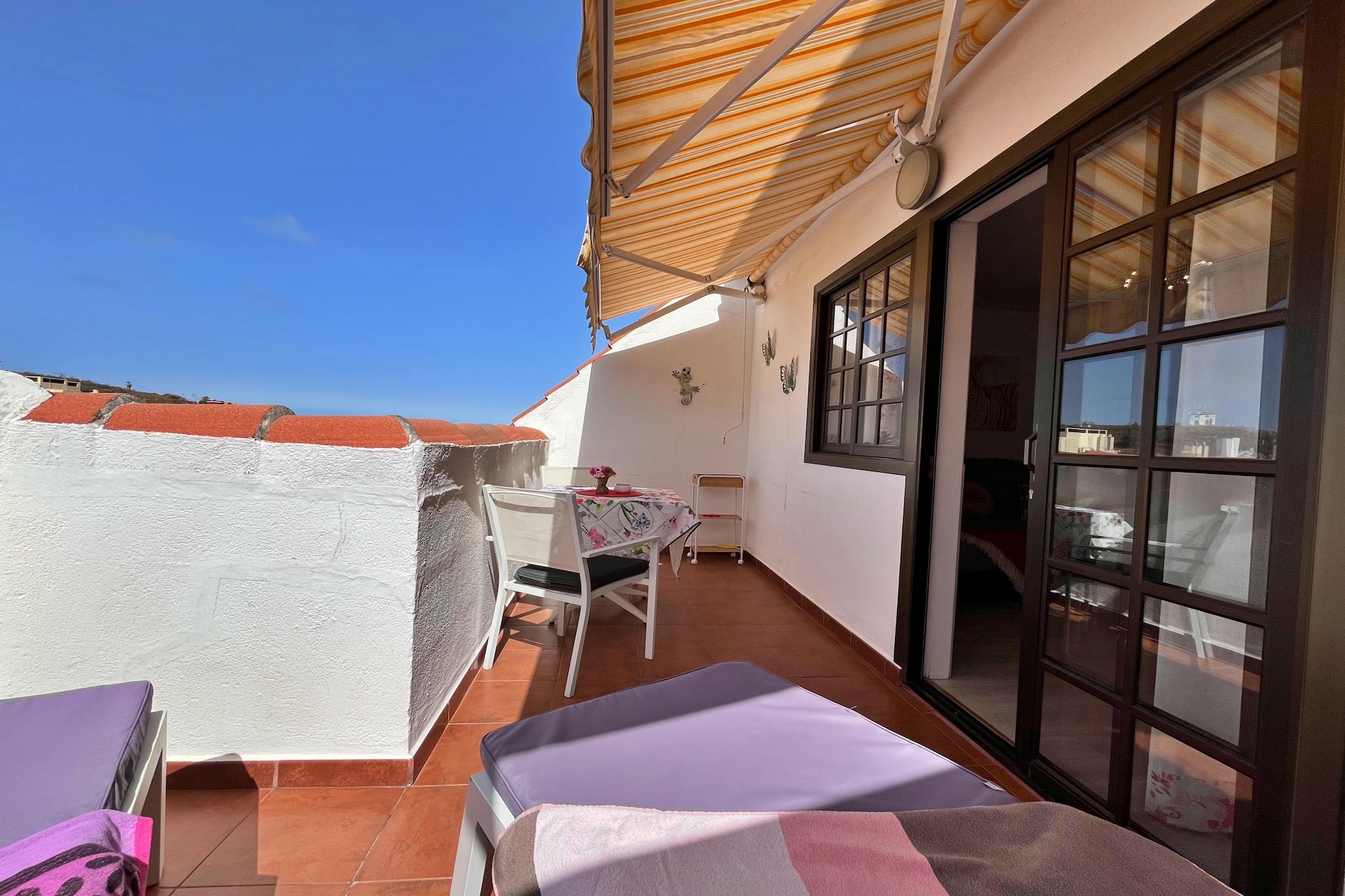 Apartment Atico La Plaza - Terrasbalkon