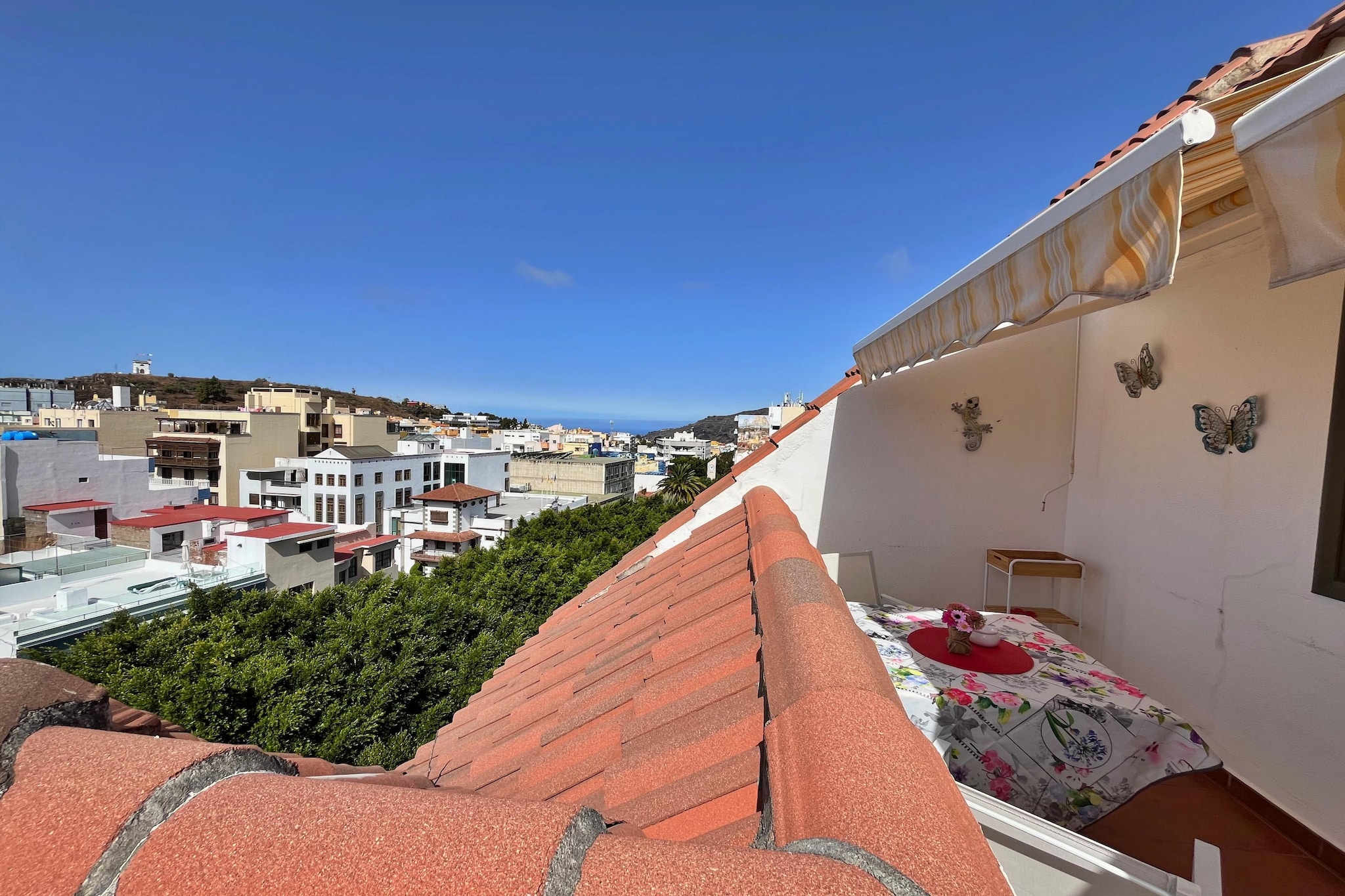 Apartment Atico La Plaza - Uitzicht zomer