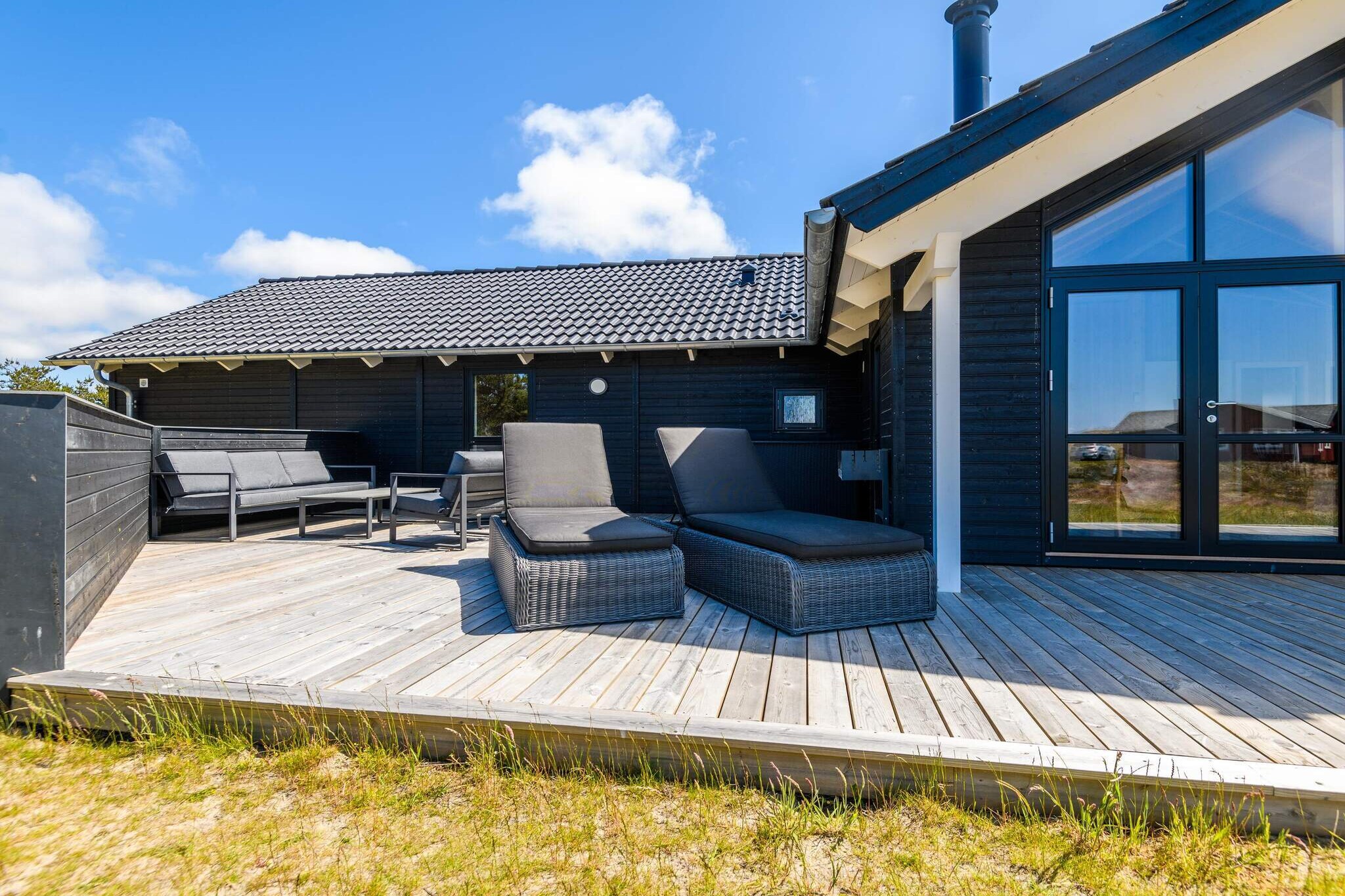 Ruim vakantiehuis in Fanø met sauna