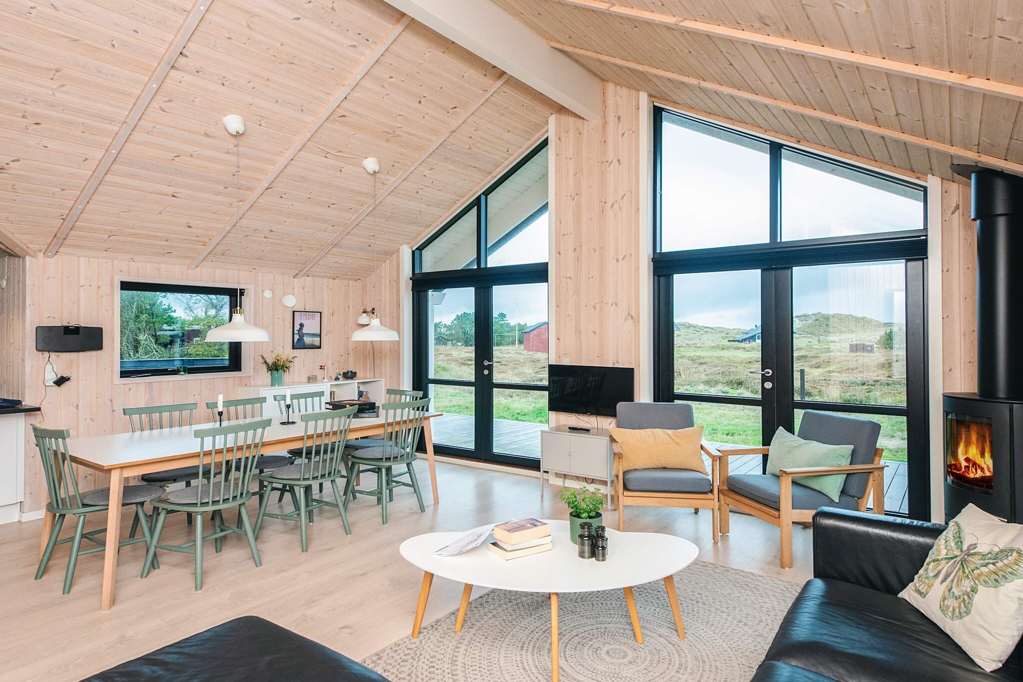 Ruim vakantiehuis in Fanø met sauna - Binnen