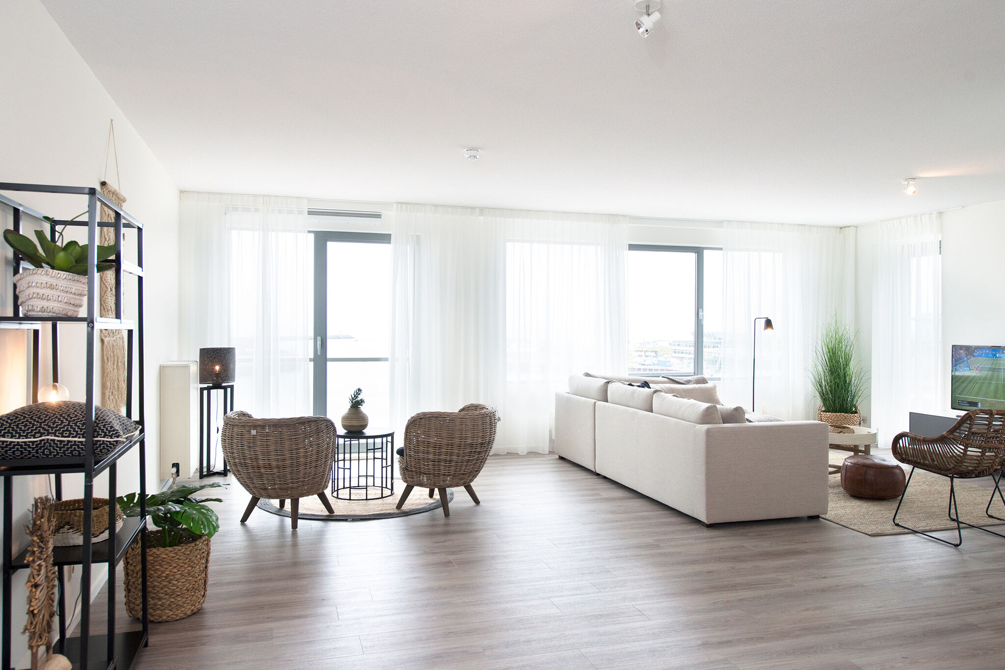 Penthouse appartement met ruim terras en uitzicht over de Noordzee