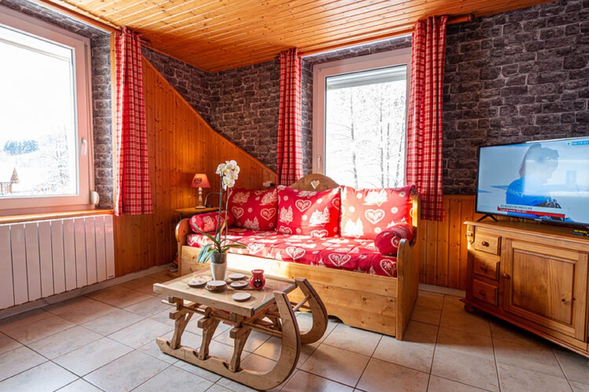 Comfortabel vakantiehuis in La Bresse met een terras