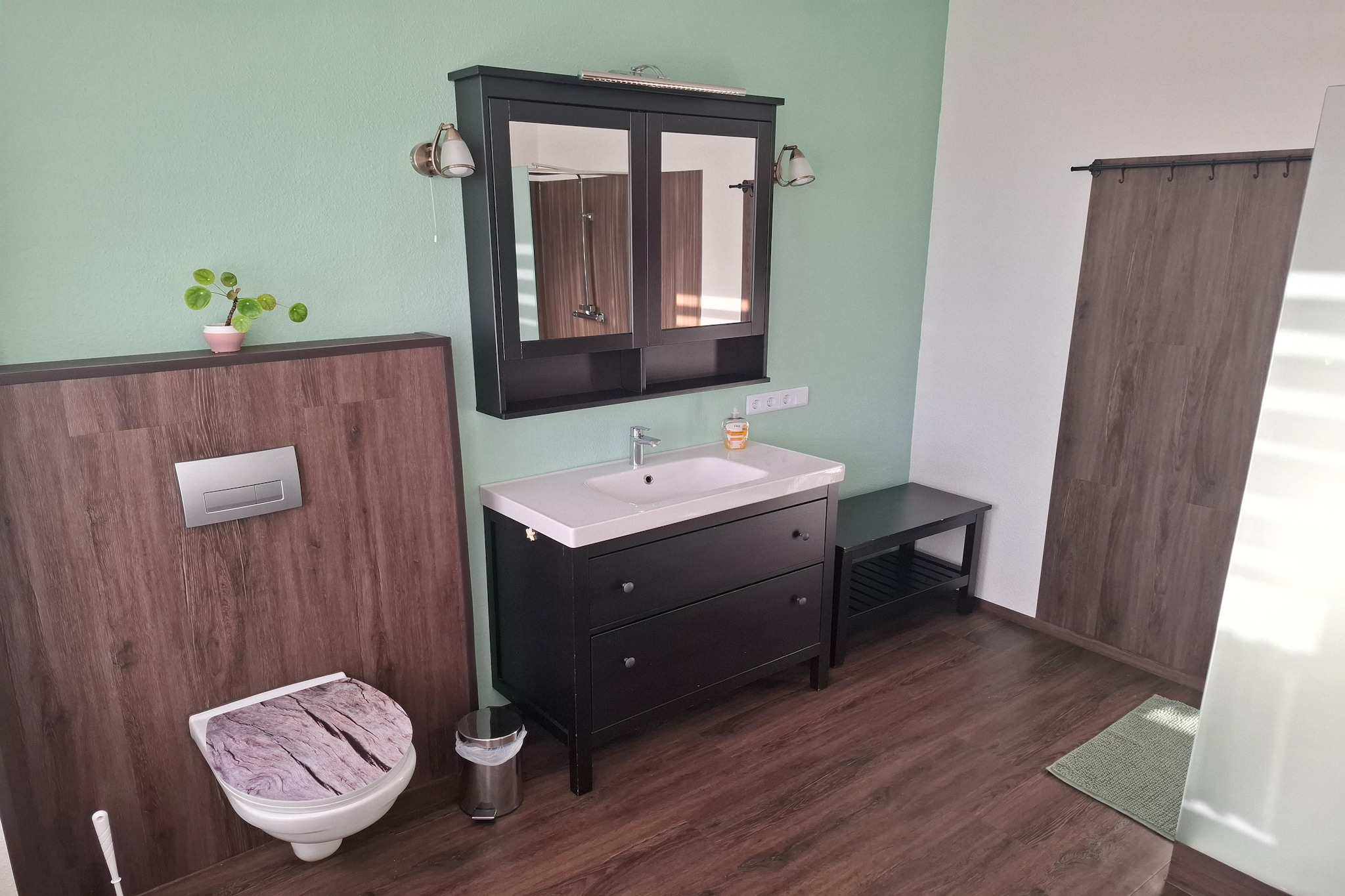 Ferienwohnung zum alten Konsum - Badkamer
