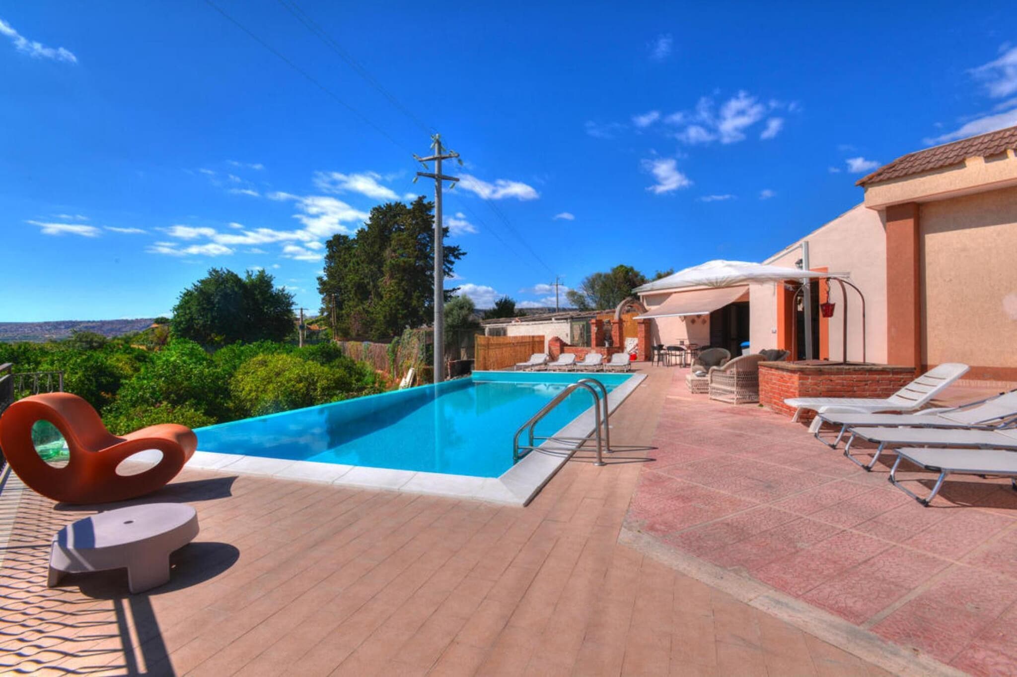 Holiday home Floridia-Villa Smeraldo7 Pax mit Privatpool-Zwembad