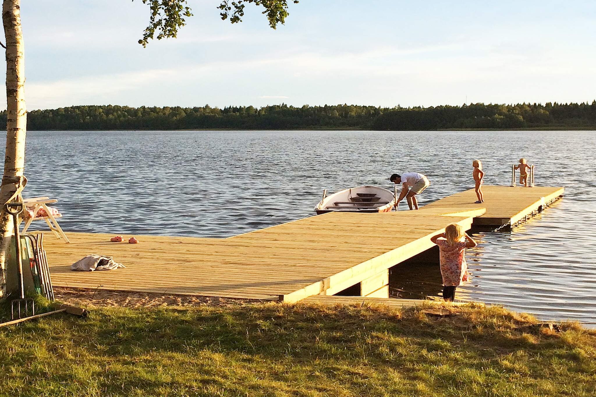 Maison de vacances pour 4 a RIMBO - Vue sur l'eau