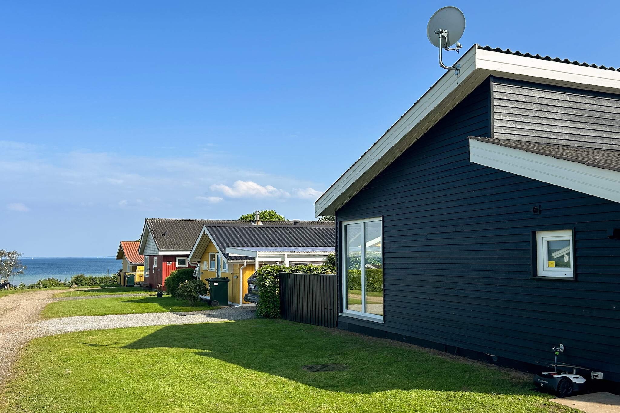 Maison de vacances pour 6 a Bjert - Vue sur l'eau