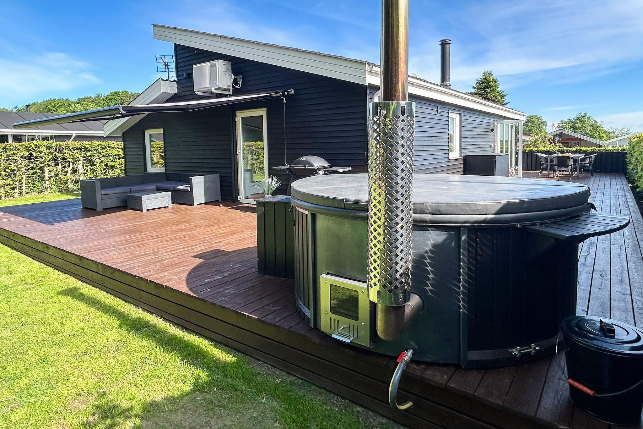 Maison de vacances pour 6 a Bjert - Spa