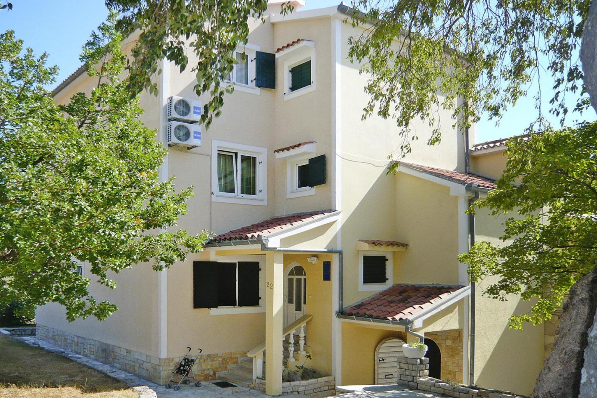 Apartments Grande Vista Starigrad Paklenica SD62 A-01 9 Pers-Buitenkant zomer