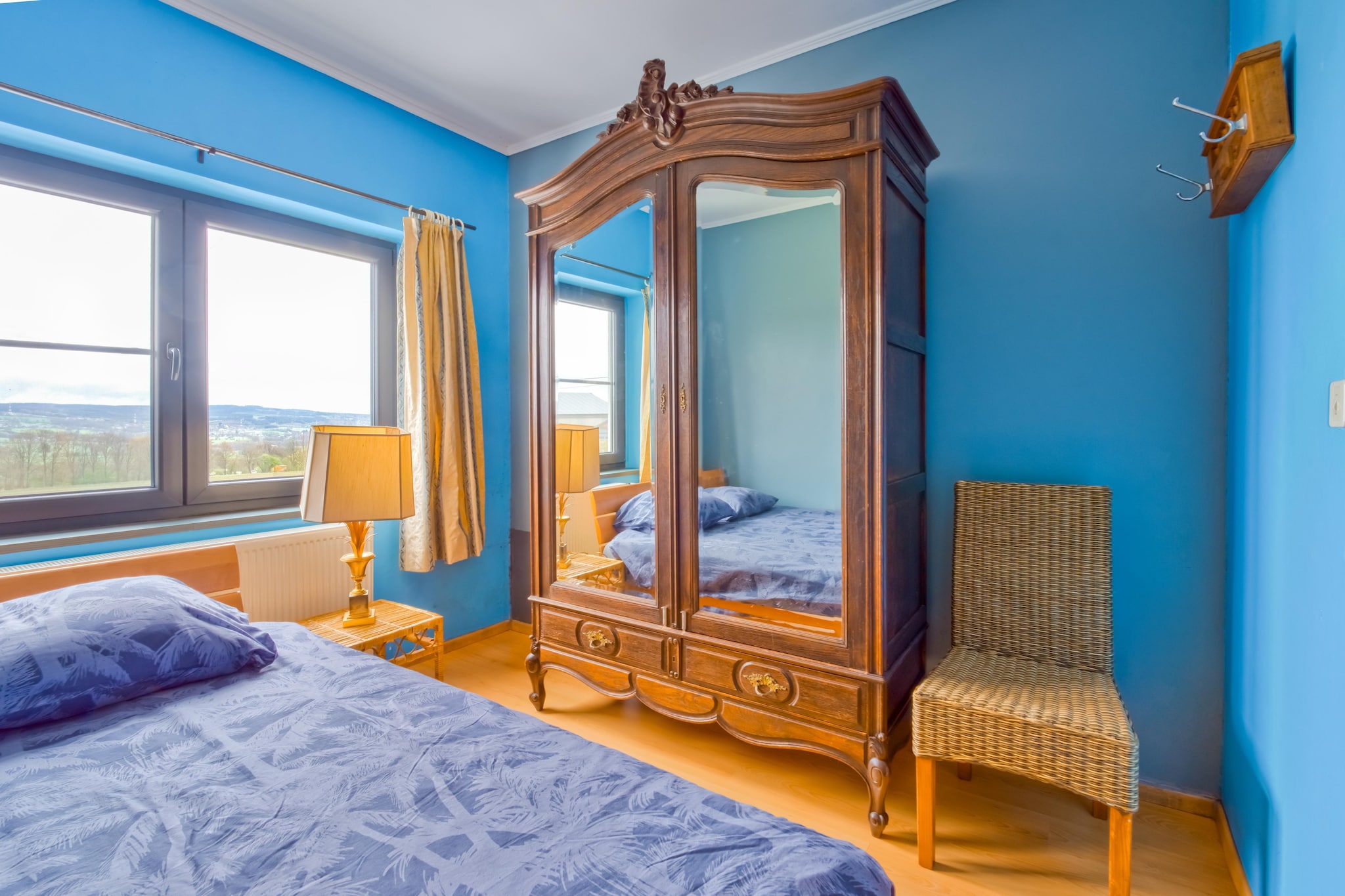 Très belle habitation à Lierneux pour 8 adultes-Chambre