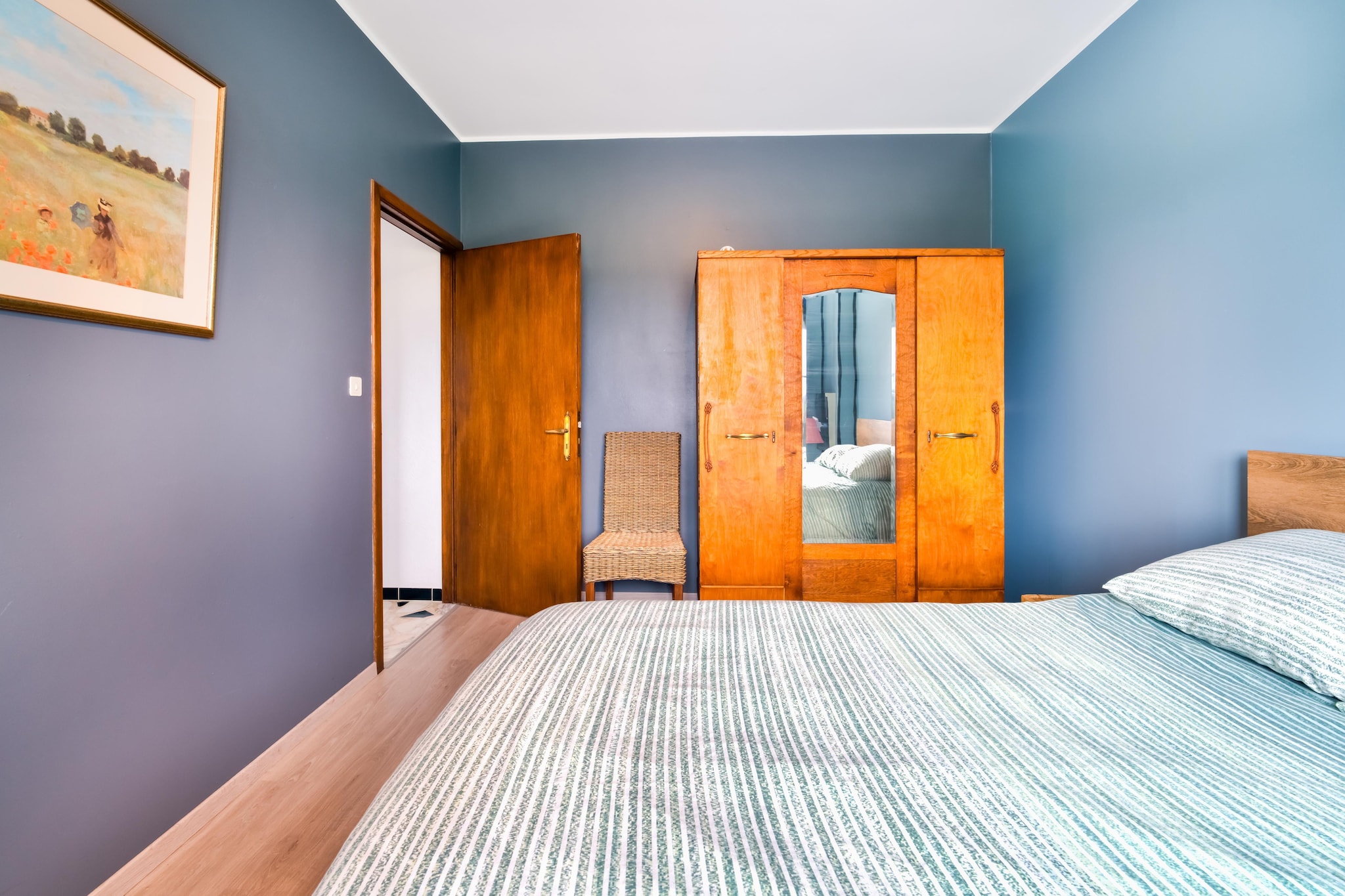 Très belle habitation à Lierneux pour 8 adultes-Chambre