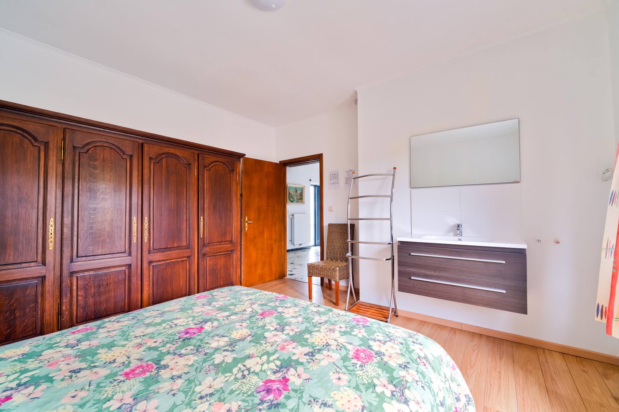Très belle habitation à Lierneux pour 8 adultes-Chambre