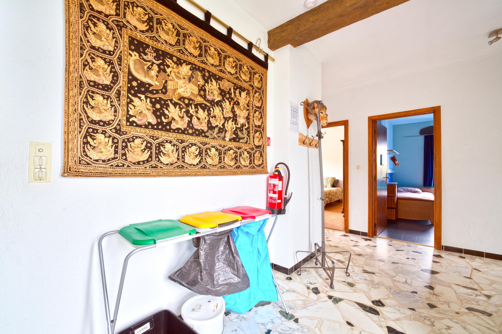 Très belle habitation à Lierneux pour 8 adultes-Hall d'accueil
