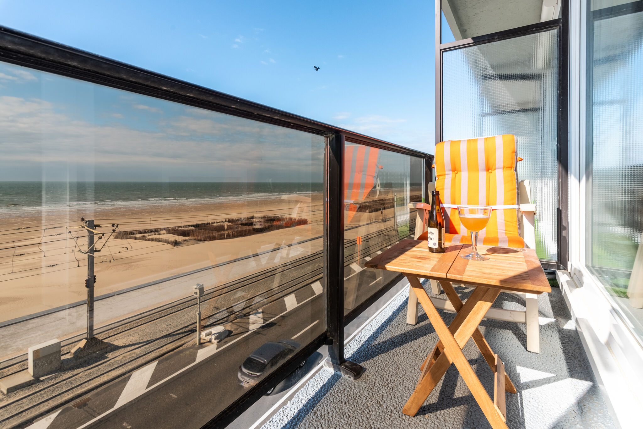 Mooie studio in Oostende met een prachtig uitzicht op zee