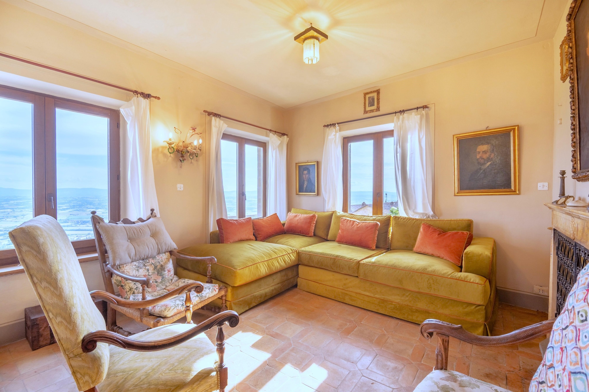 Villa Letizia-Woonkamer