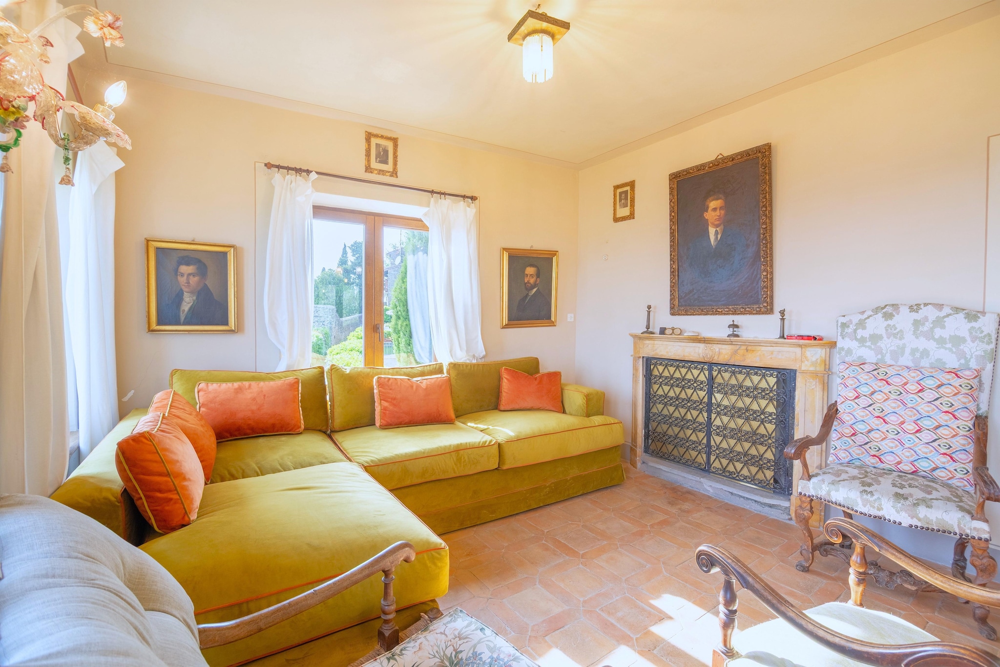 Villa Letizia-Woonkamer