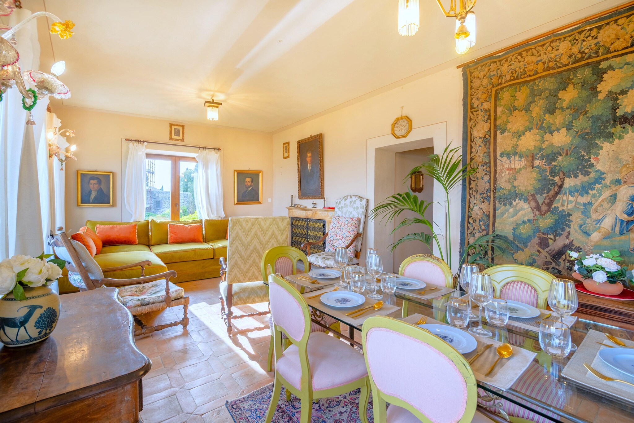 Villa Letizia-Woonkamer