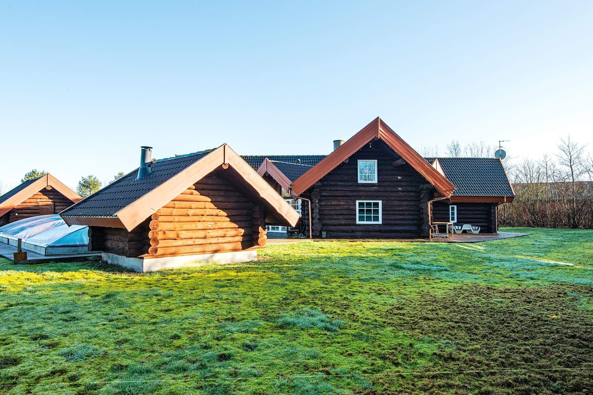 Vakantiehuis met zwembad in Ansager - Uitzicht