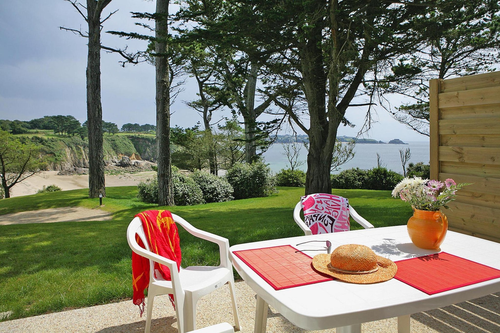 Residence Iroise Armorique Locmaria-Plouzané // T 2/4 pers-Jardin d'été