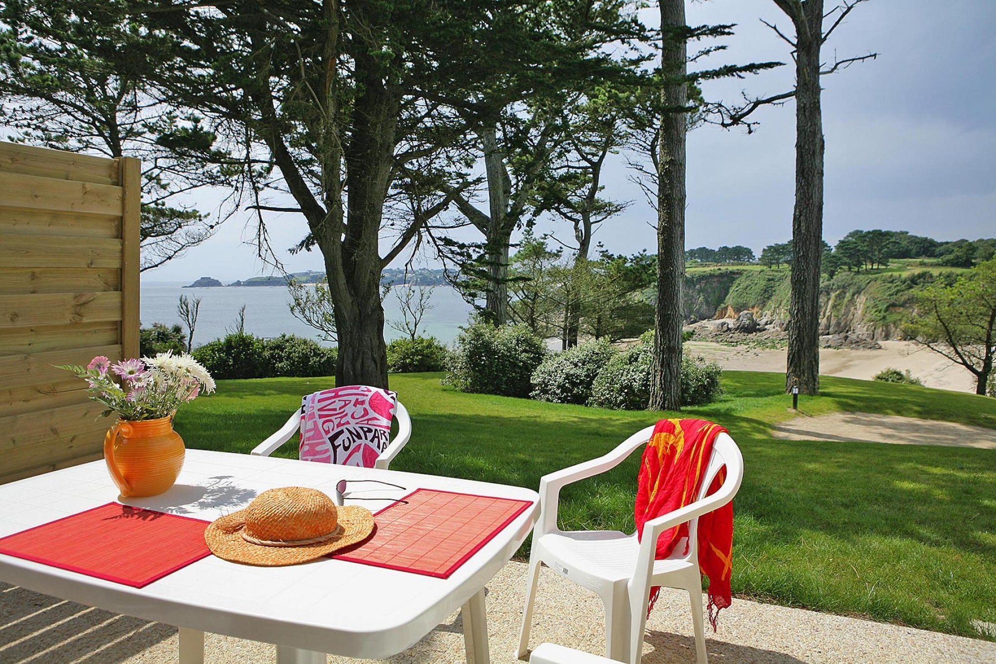 Residence Iroise Armorique Locmaria-Plouzané // T 2/4 pers-Jardin d'été