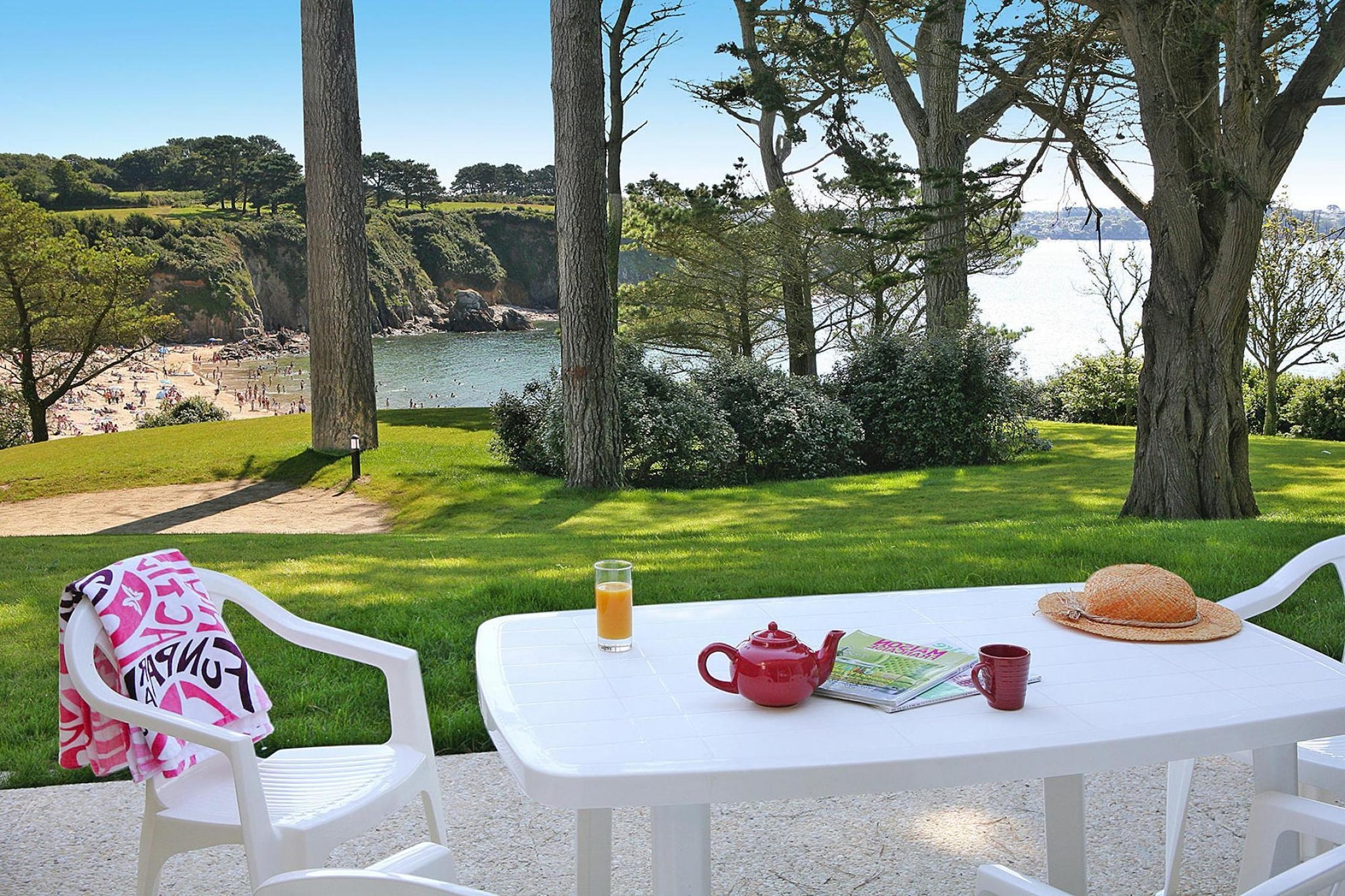 Residence Iroise Armorique Locmaria-Plouzané // T 2/4 pers-Jardin d'été