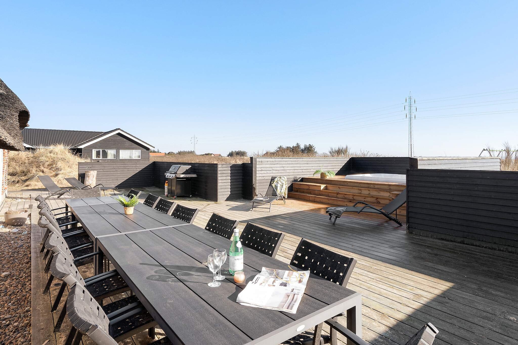 Luxe vakantieverblijf in Klegod - Buitenlucht